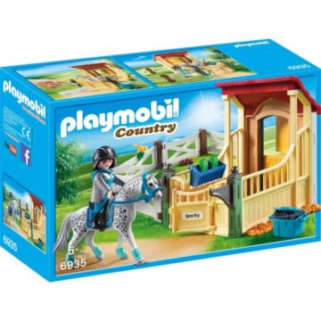 Playmobil 6935 Box avec cheval Appaloosa p'tit ange jouet enfant tunisie