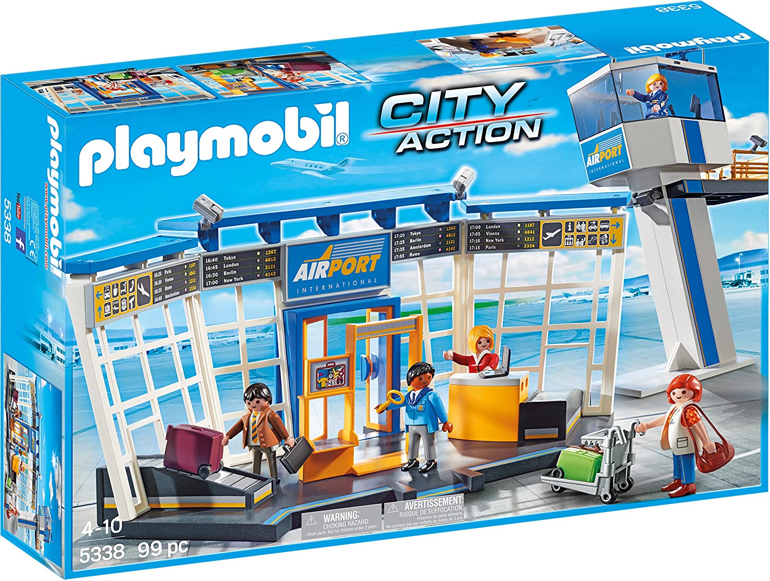 Playmobil – 5338 – Jeu – Aéroport avec Tour de Contrôle