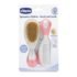 Brosse et Peigne Chicco - Rose bébé p'tit ange Tunisie