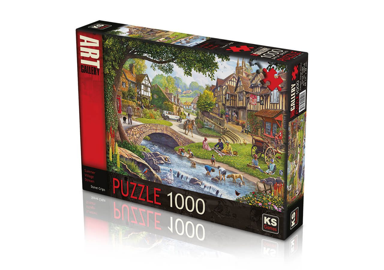 KS- puzzle Summer Village Stream