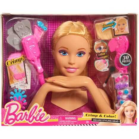 BARBIE Tête à coiffer blonde – Barbie