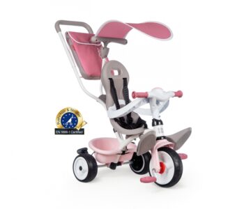 Tricycle baby balade rose - Smoby bébé petit ange tunisie