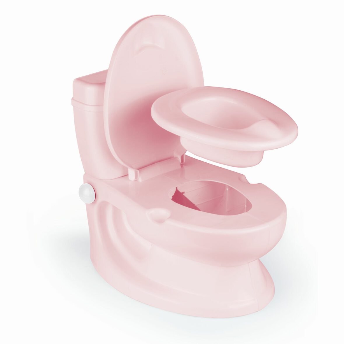 pot forme toilette rose..
