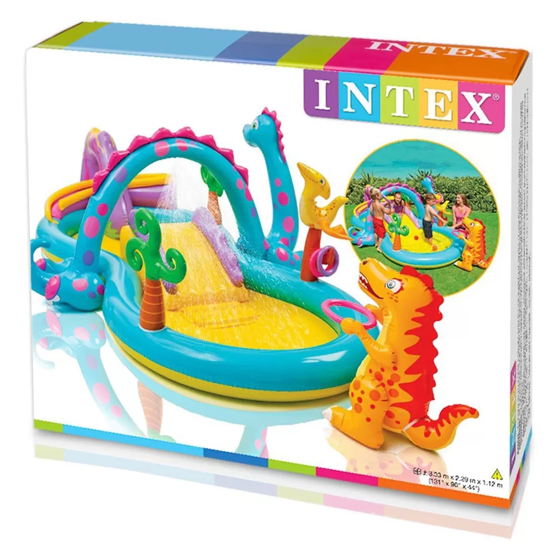 Aire De Jeux Gonflable Dinoland – Intex