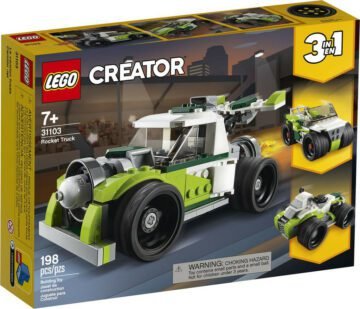 le camion fusée - lego