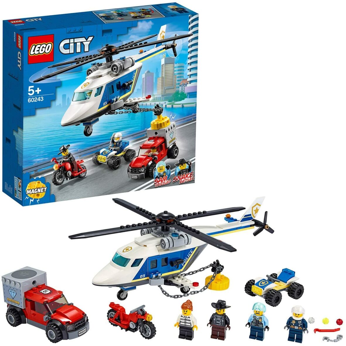 l’arrestation en hélicoptere – Lego