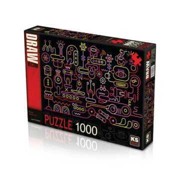 puzzle 1000 pcs robot workshop - ks games