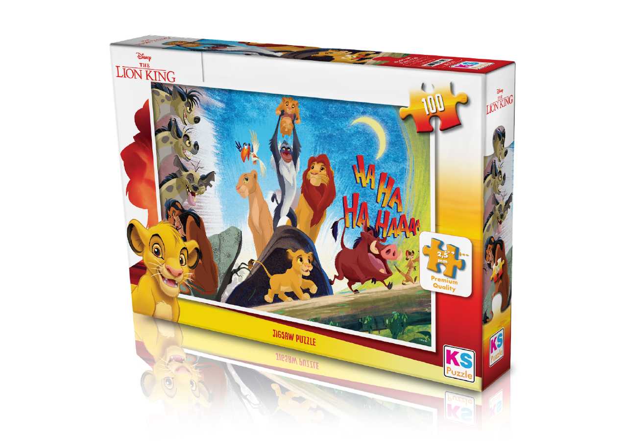 Puzzle roi lion 100pc – Ks games