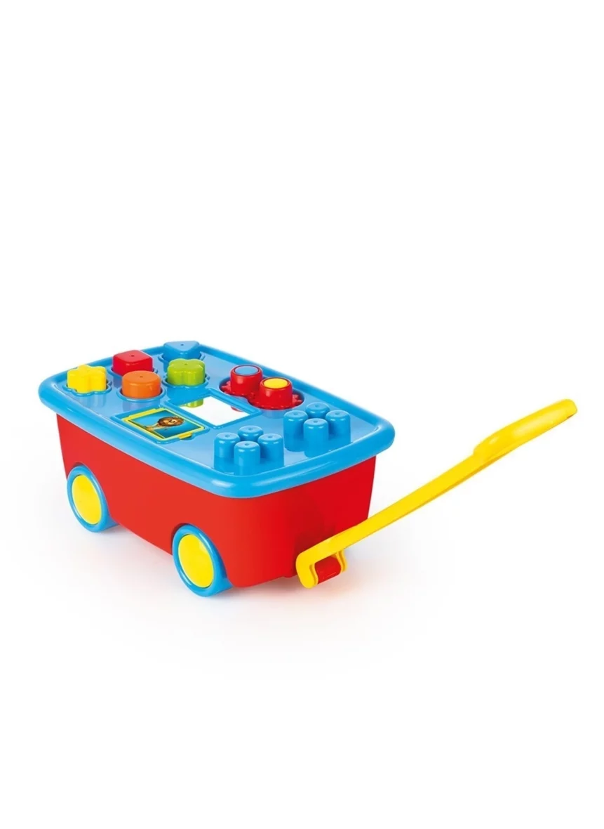 Chariot educatif avec grand lego – DOLU