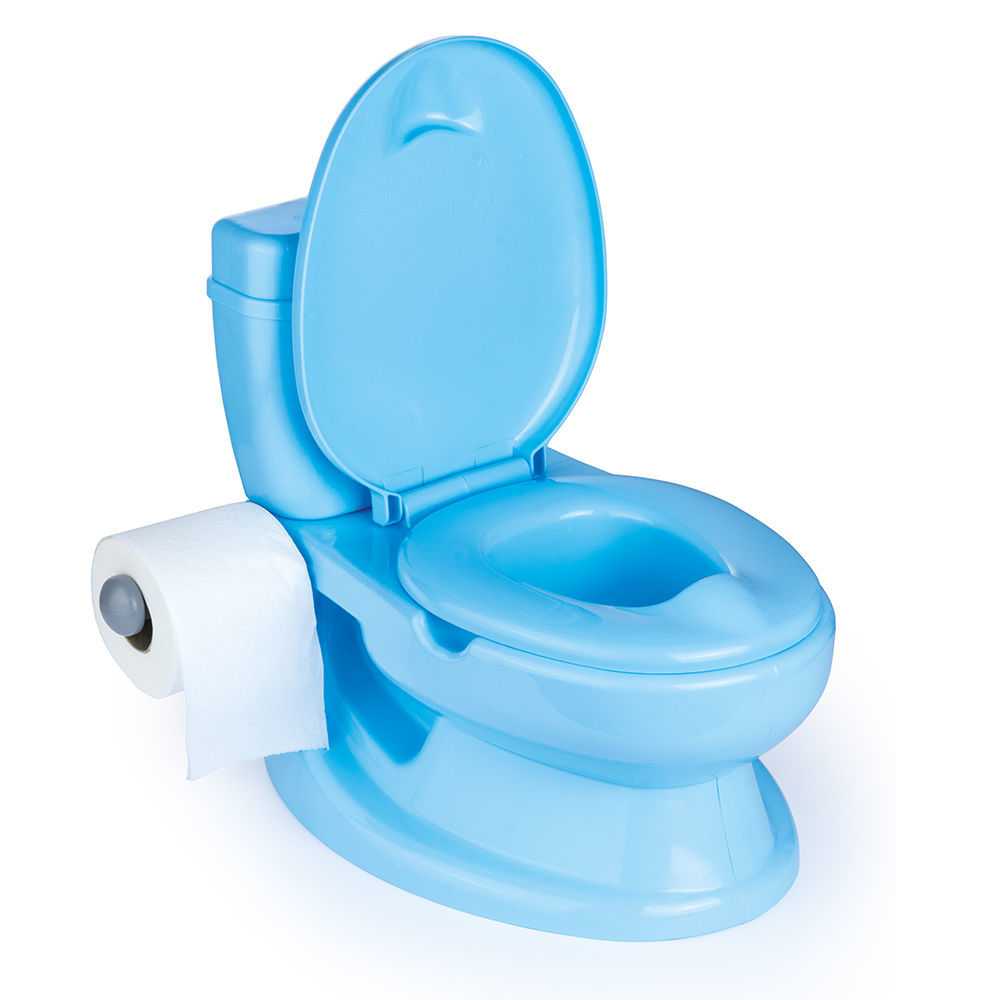 Pot Forme Toilette Bleu