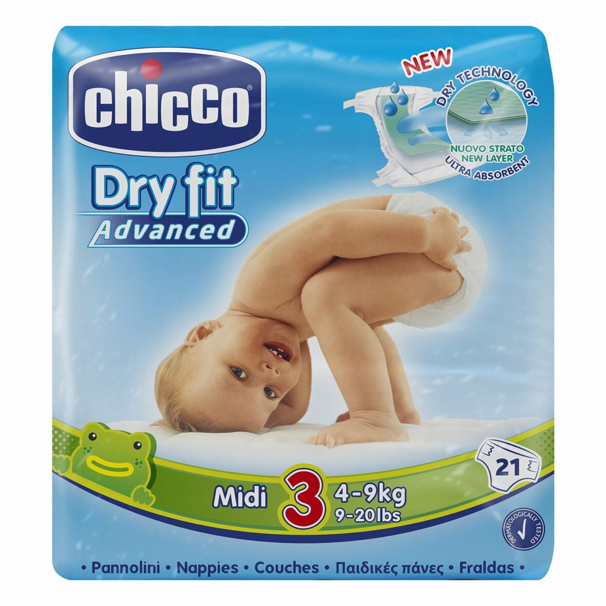 Couche Chicco DRYFIT 4-9 KG