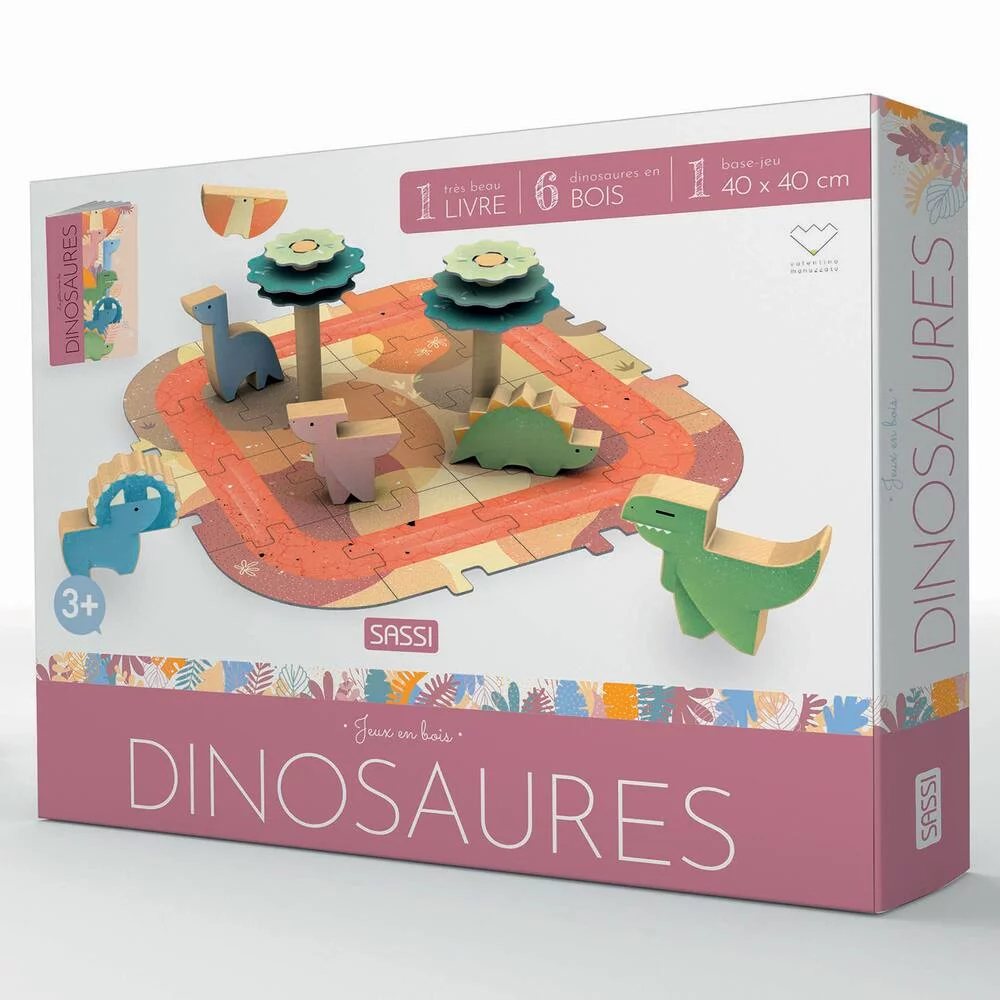 Dinosaures jeux en bois – Junior Sassi