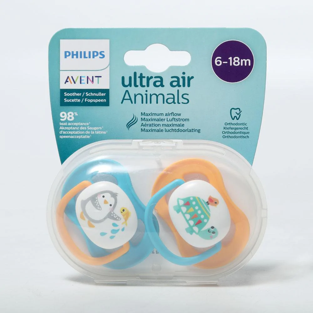 Sucette Ultra Air Animals 6-18M – Philips Avent