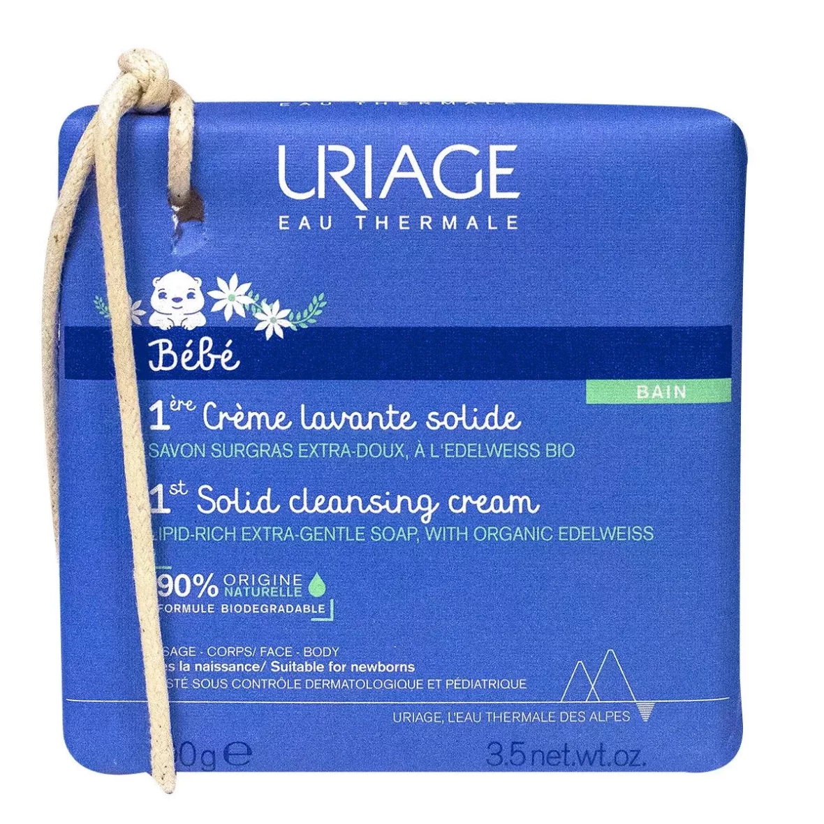 Crème lavante solide 100 g – Uriage