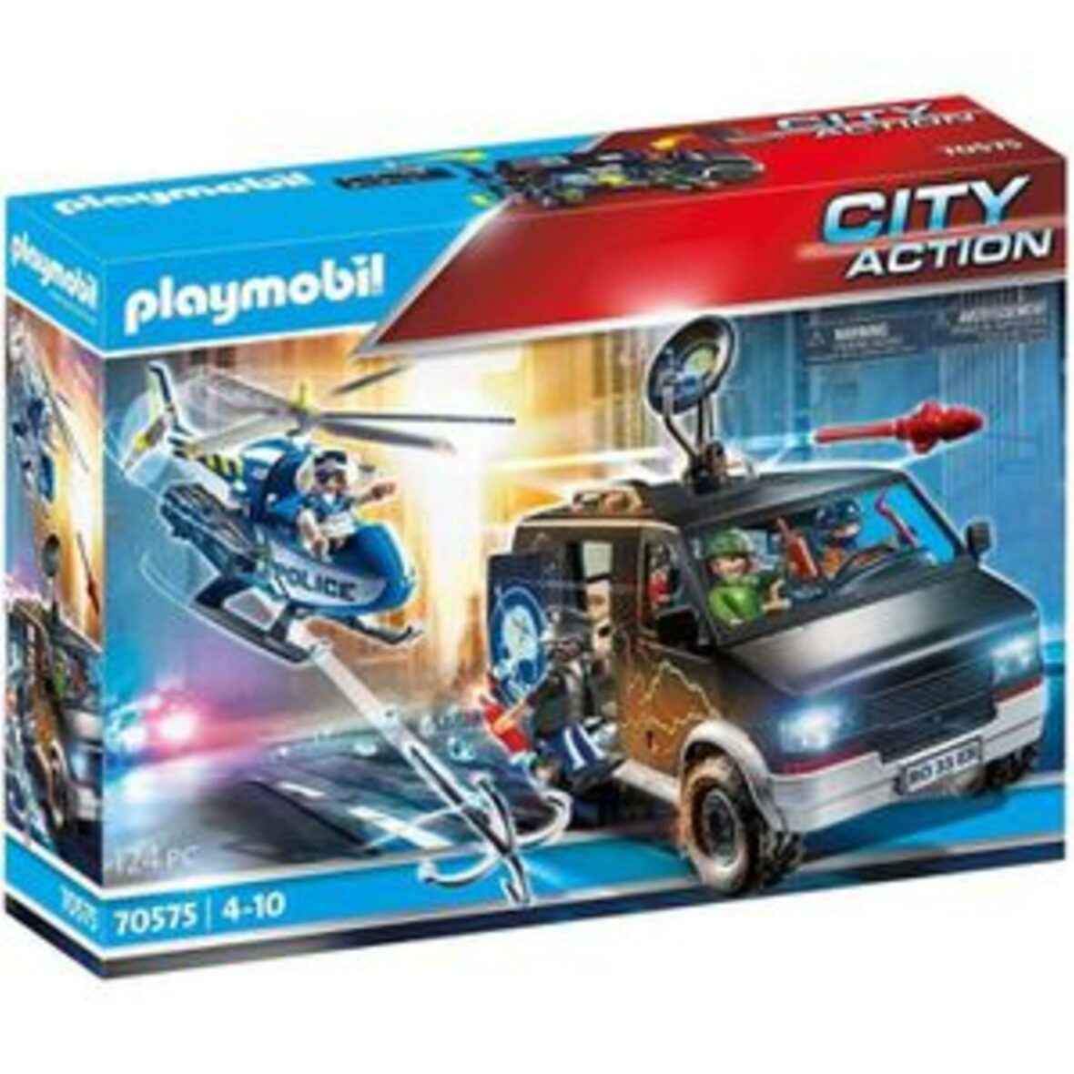 Camion de bandits et policier – Playmobil