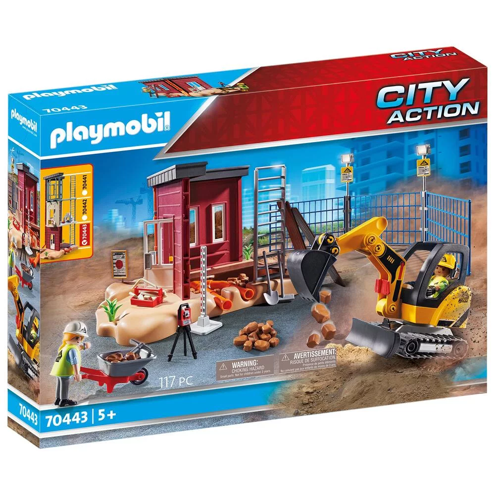 Mini pelleteuse et chantier – Playmobil