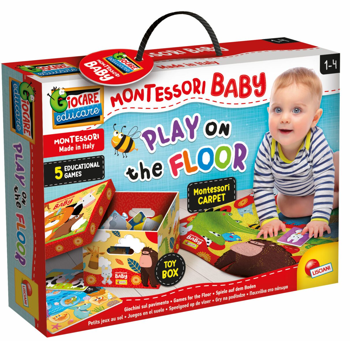 Montessori baby play on the floor – Lisciani