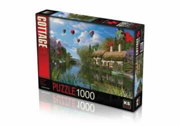 Puzzle-1000-Old-river-cottage