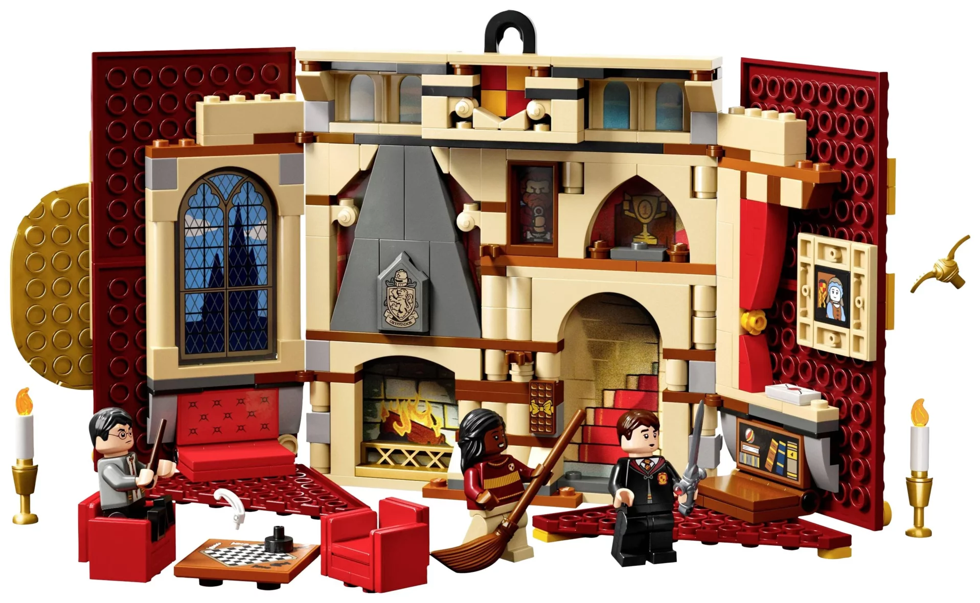 harry potter le blason de la maison gryffindor.