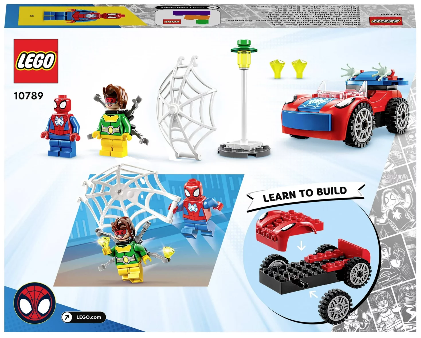 lego voiture de spiderman…