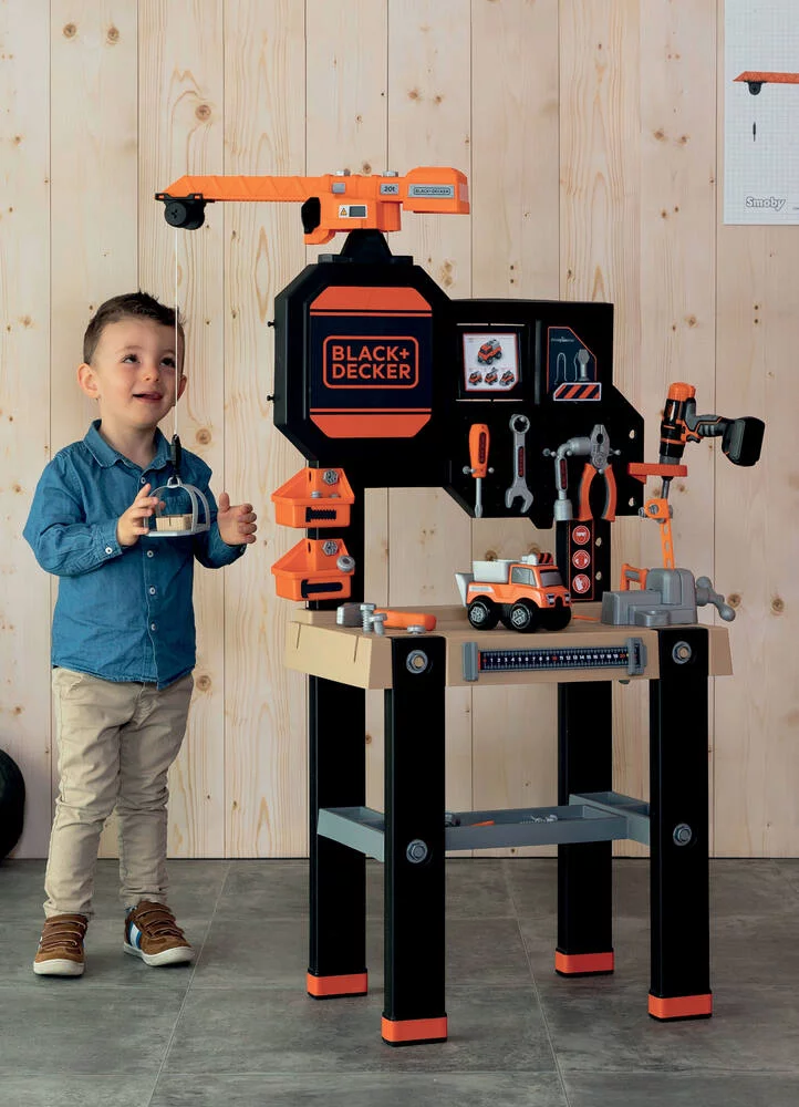 Smoby Black & Decker bricolo établi de constructeur - Outils pour enfants