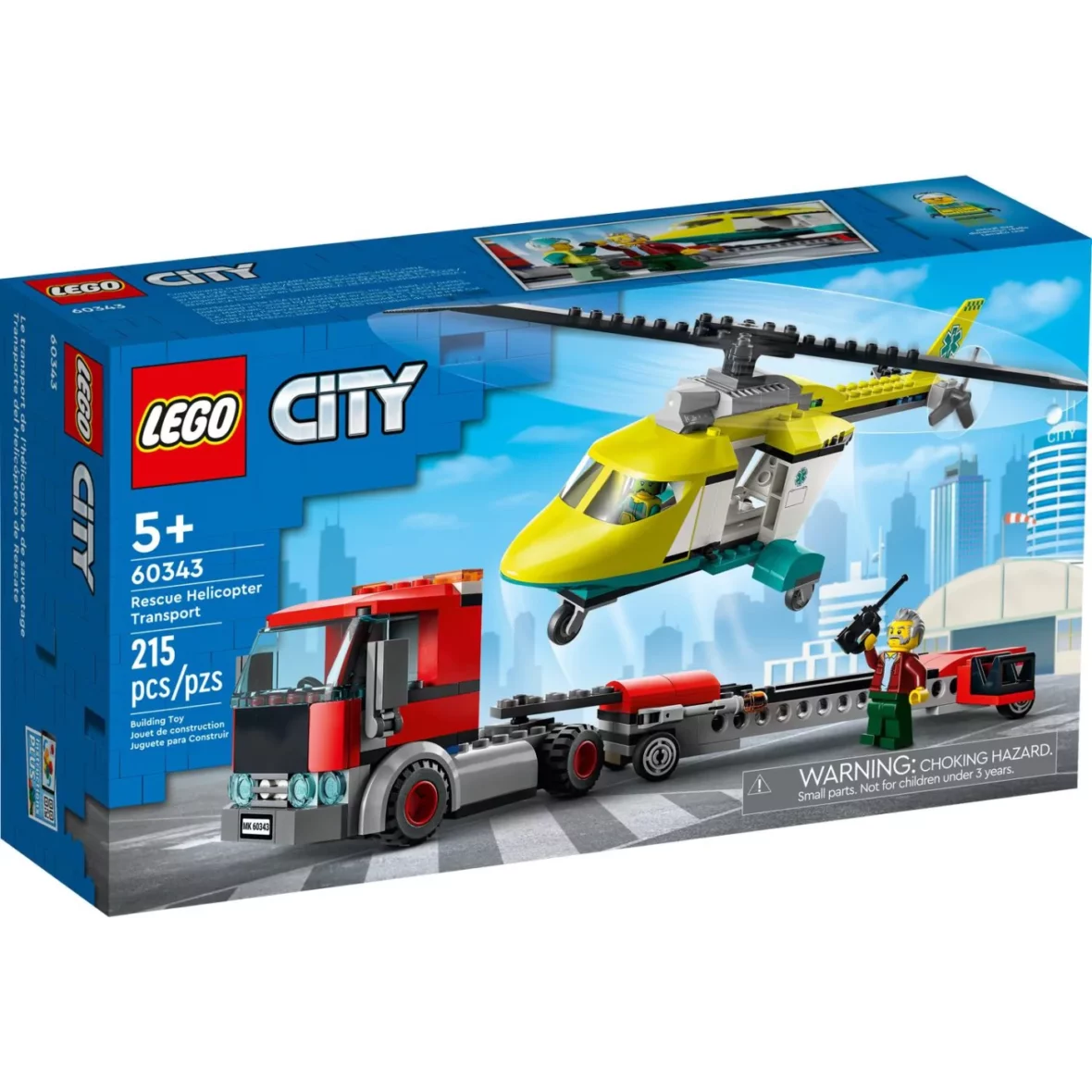 Le transport de l’hélicoptère – LEGO