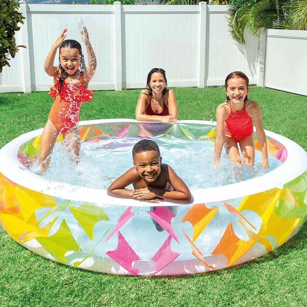 piscine gonflable ronde intex.