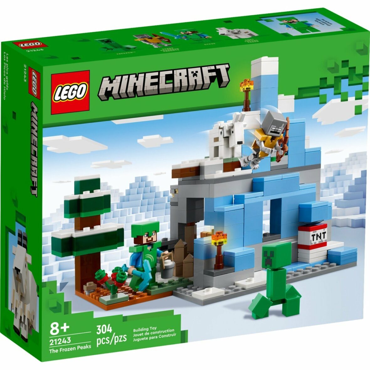Lego Minecraft les pics gelés – LEGO