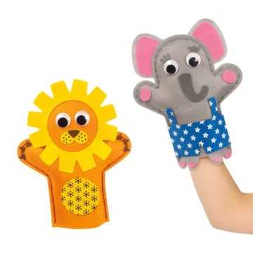 marionnettes-elephant-et-lion