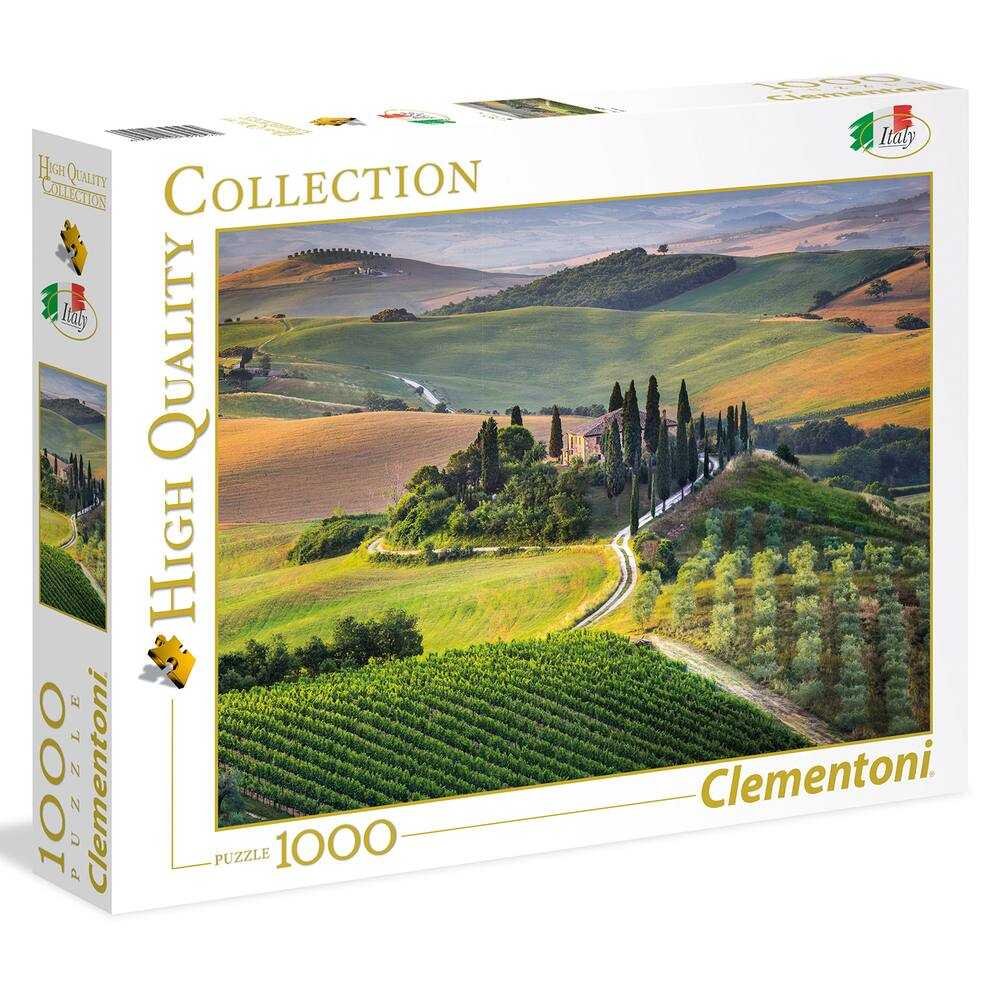 Puzzle 1000 pièces toscane – Clementoni