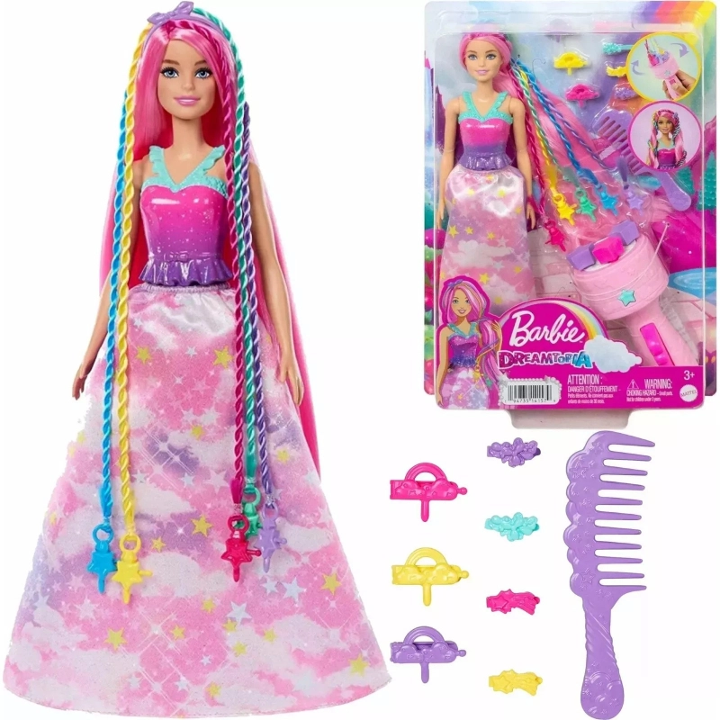 Barbie et accessoires de coiffures – Mattel