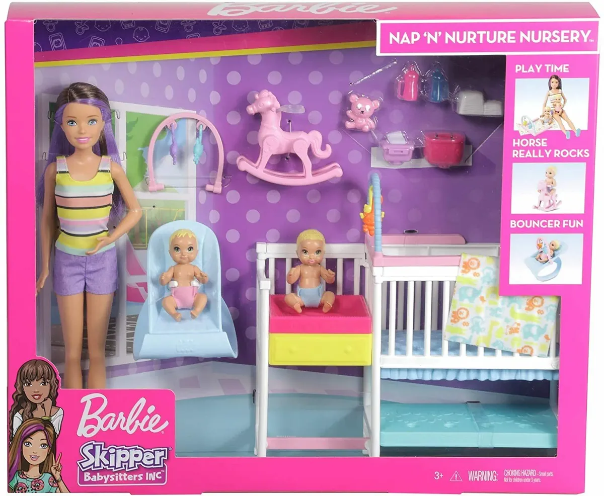 Barbie skipper babysitters chambre jumeaux – Mattel