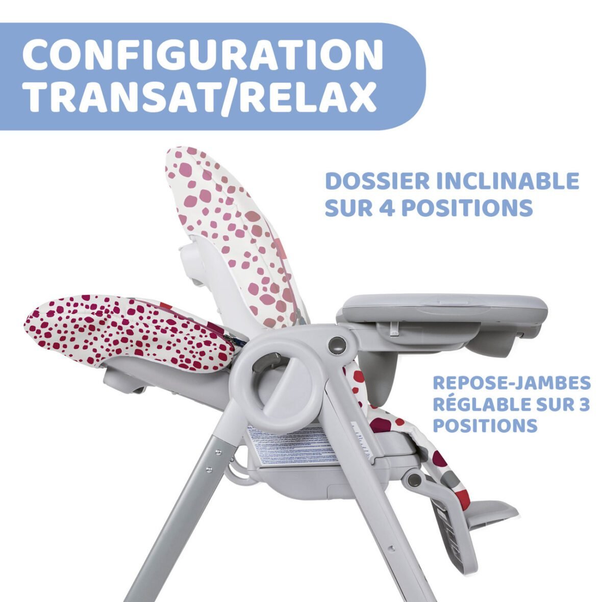 CHICCO CHAISE HAUTE POLLY PROGRES 5EN1..