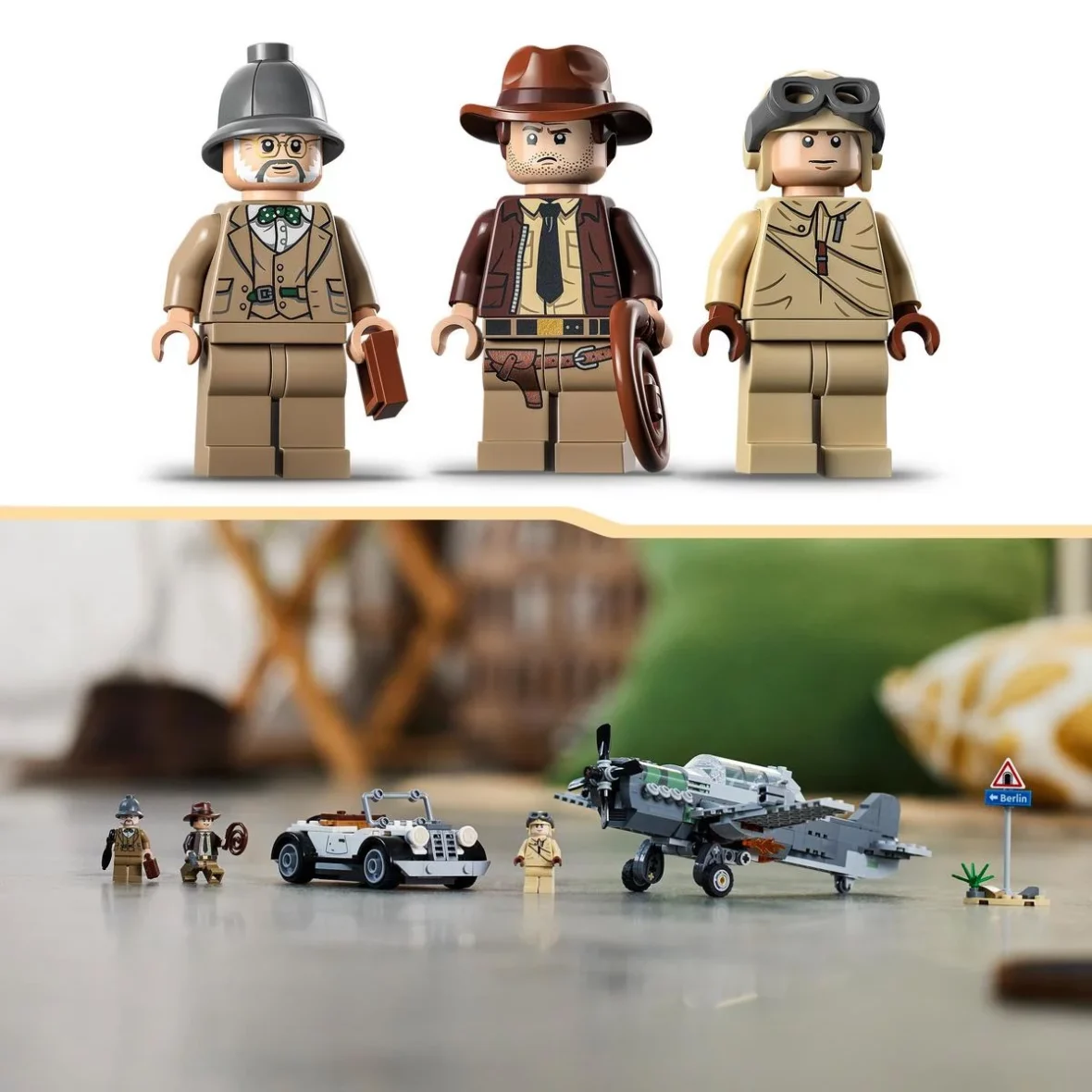 LEGO la poursuite en avion de combat….