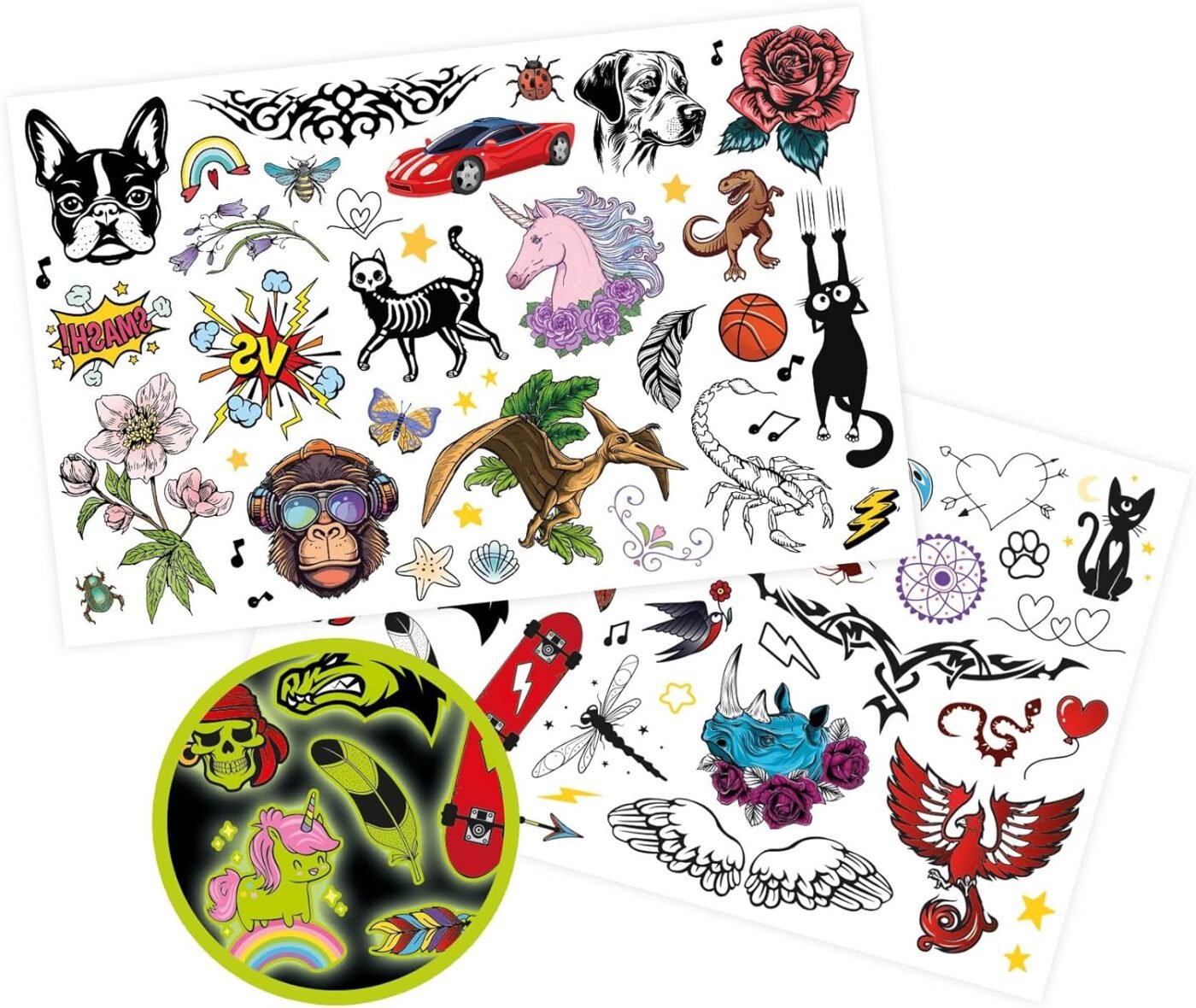 Professional studio tattoos