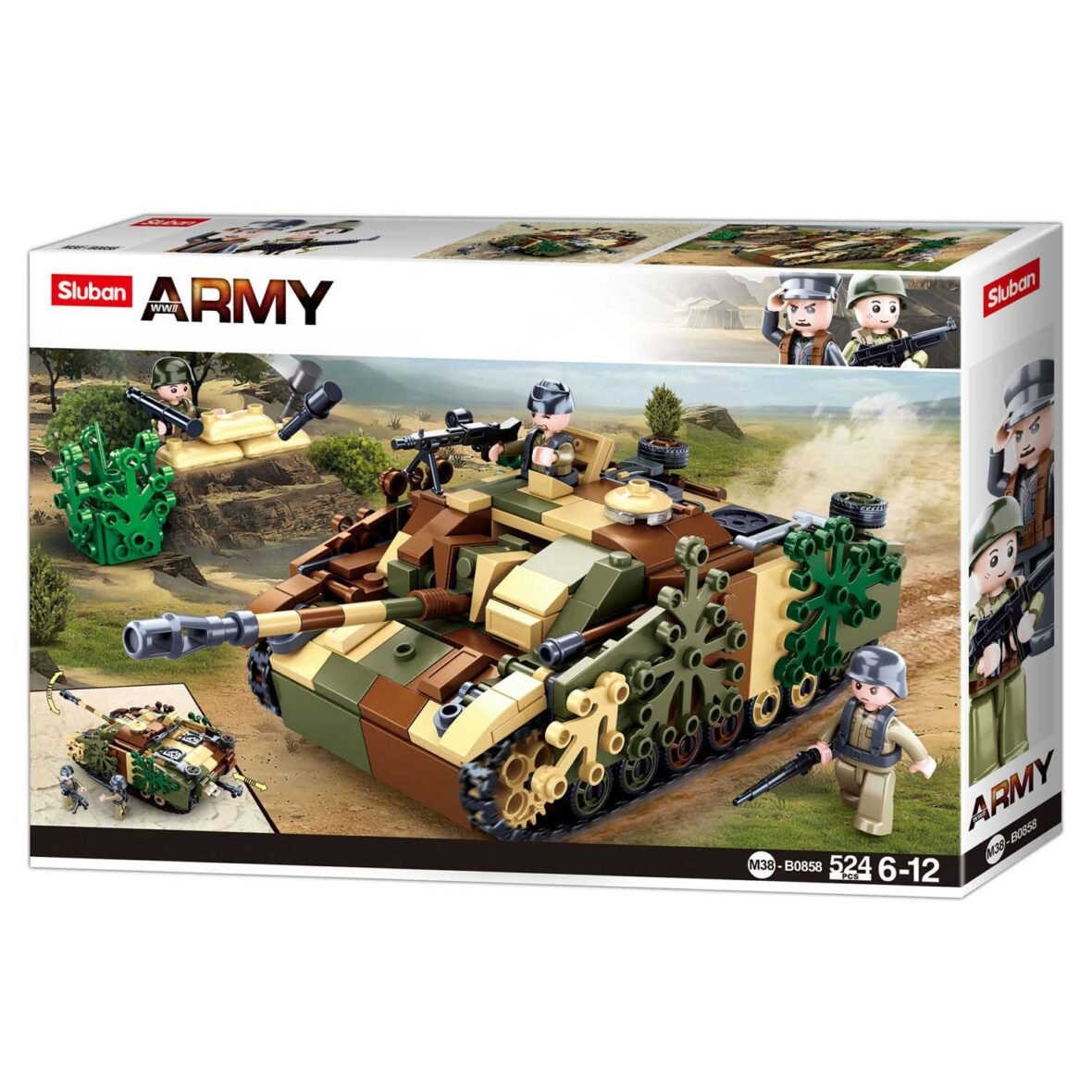 Camouflaged tank – Sluban