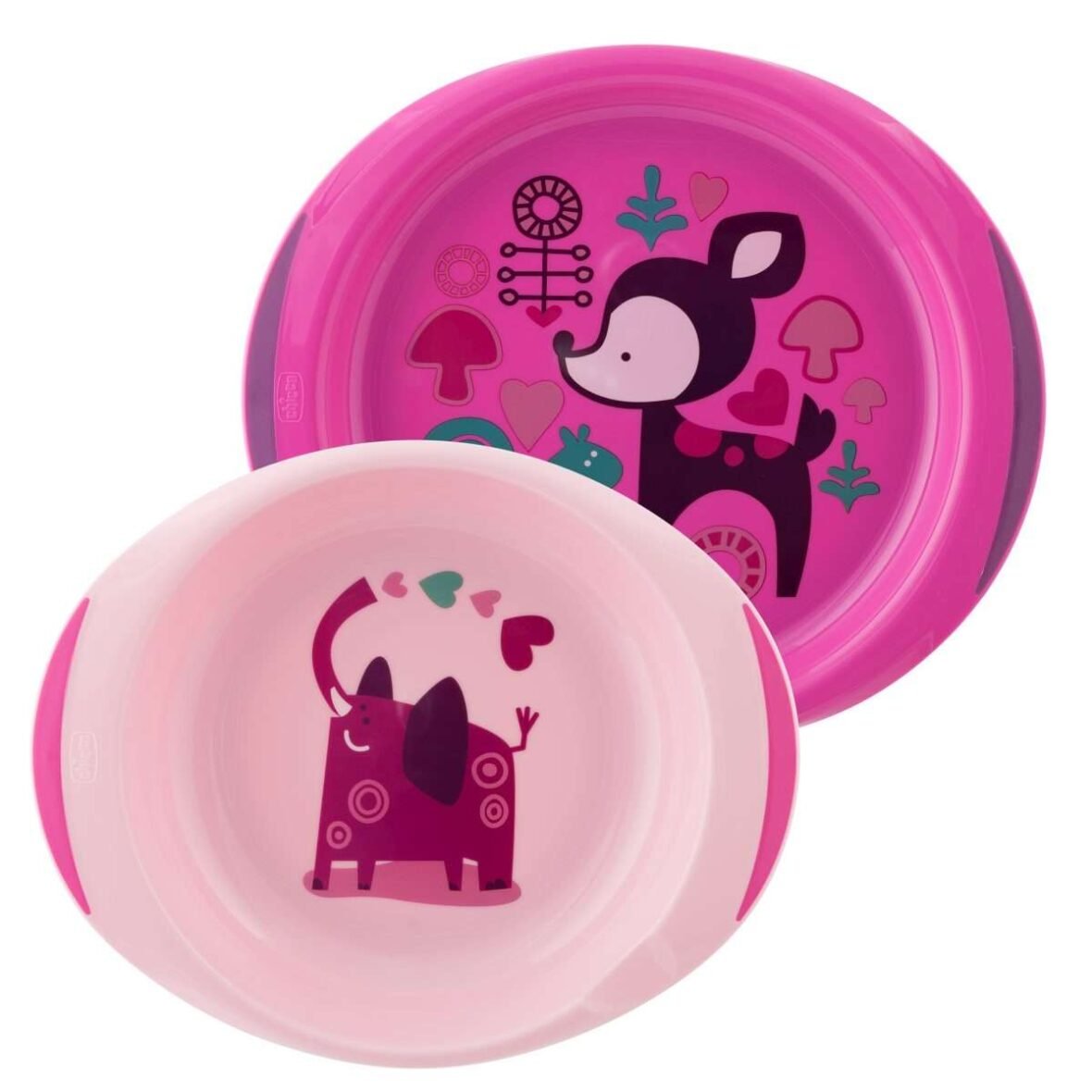 Ensemble d’assiettes rose – Chicco
