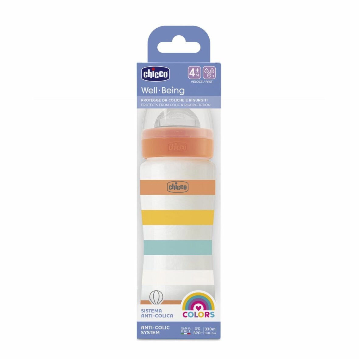 Biberon siliconen bien Être 330ml – Chicco