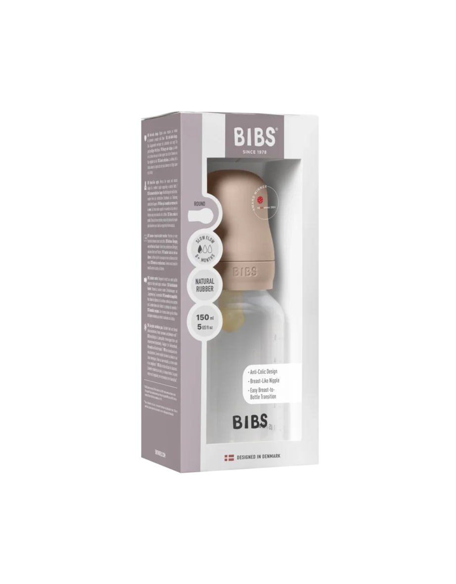 Biberon rond en latex 150ml – BIBS