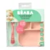 SET-REPAS-SILICONE-2-PCS-ROSE