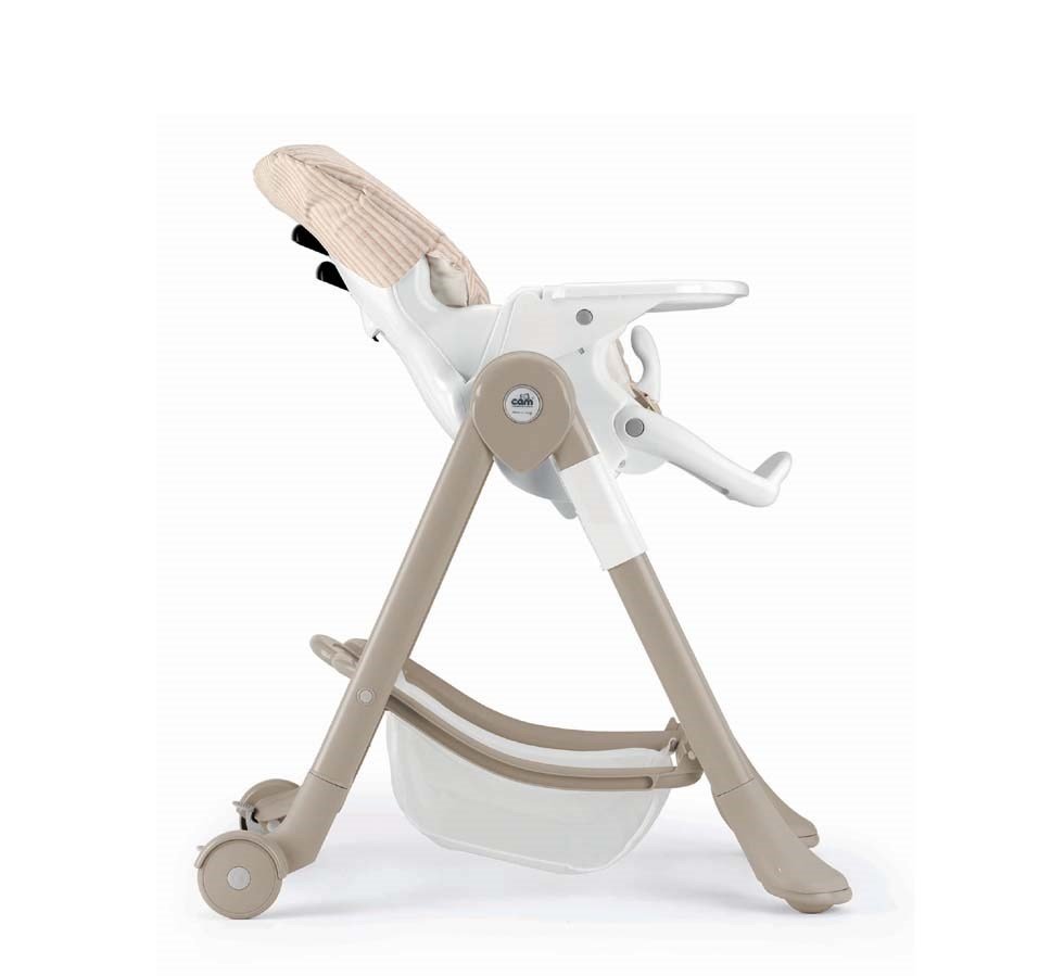 chaise haute cam campione beige.