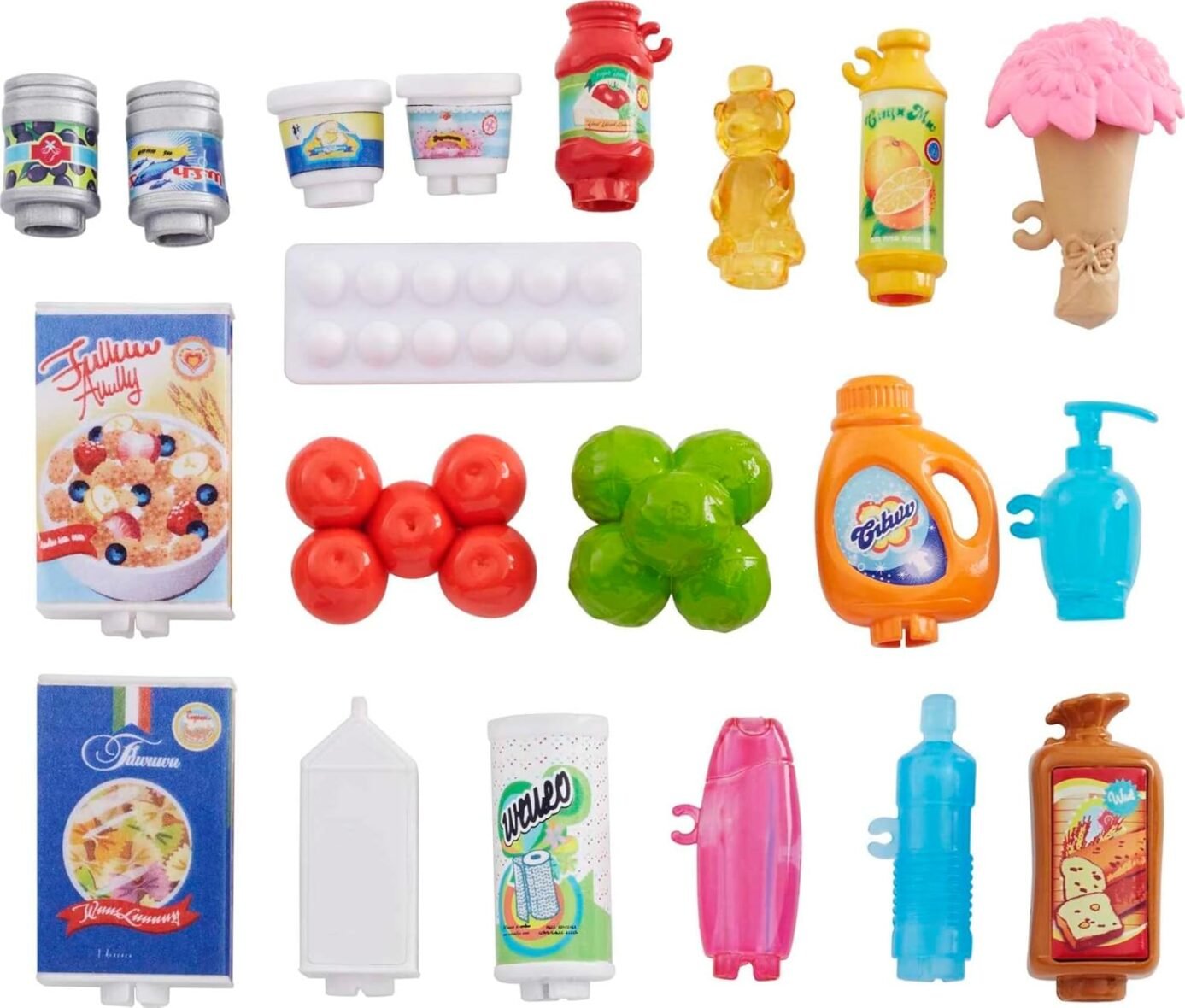 ensemble comprend 24 pièces et Barbie