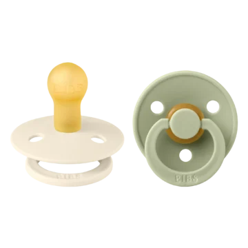 BIBS-02-SUCETTES-PACIFIER-IVORY-SAGE-SIZE-3