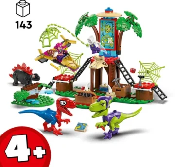 LEGO-Spidey-contre-le-raptor-de-Gobby