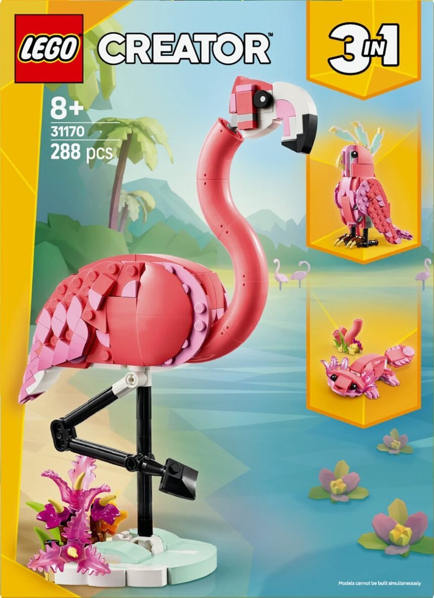 lego creator le flamant rose..