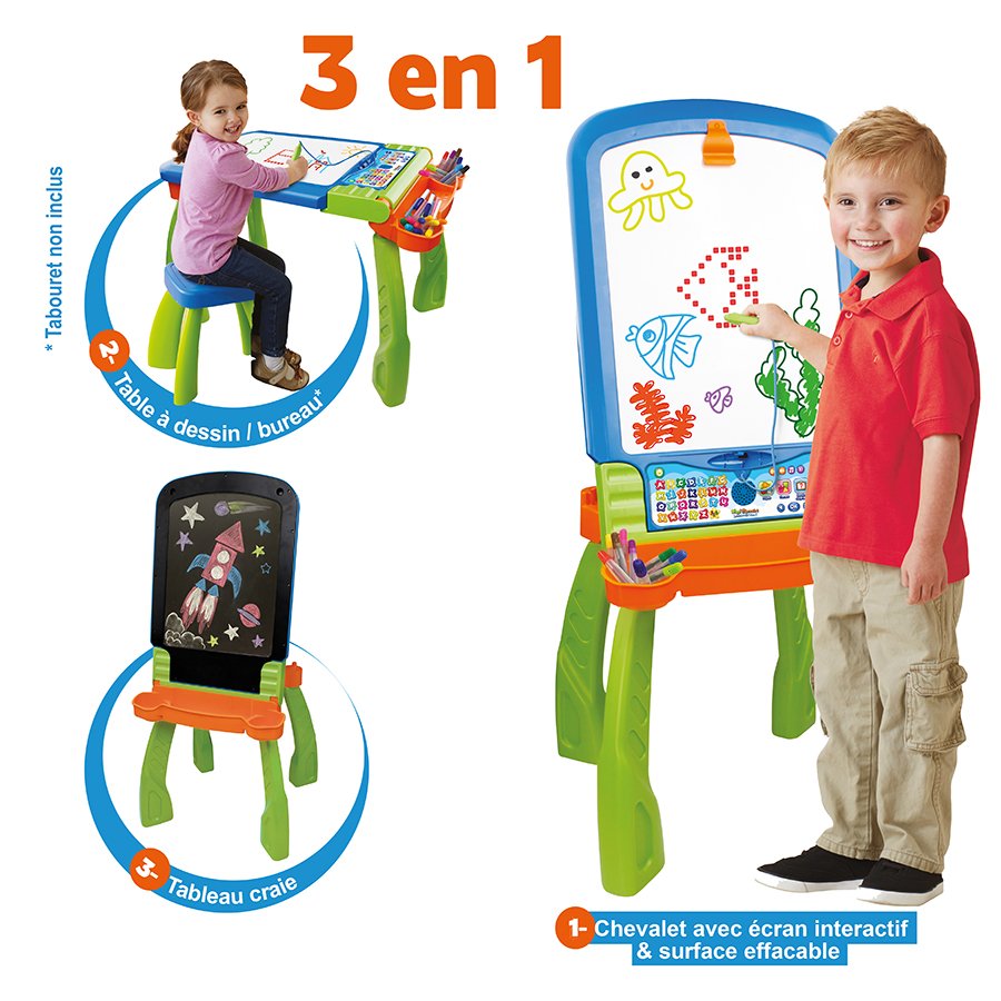 MAGI CHEVALET INTERACTIF 3IN1