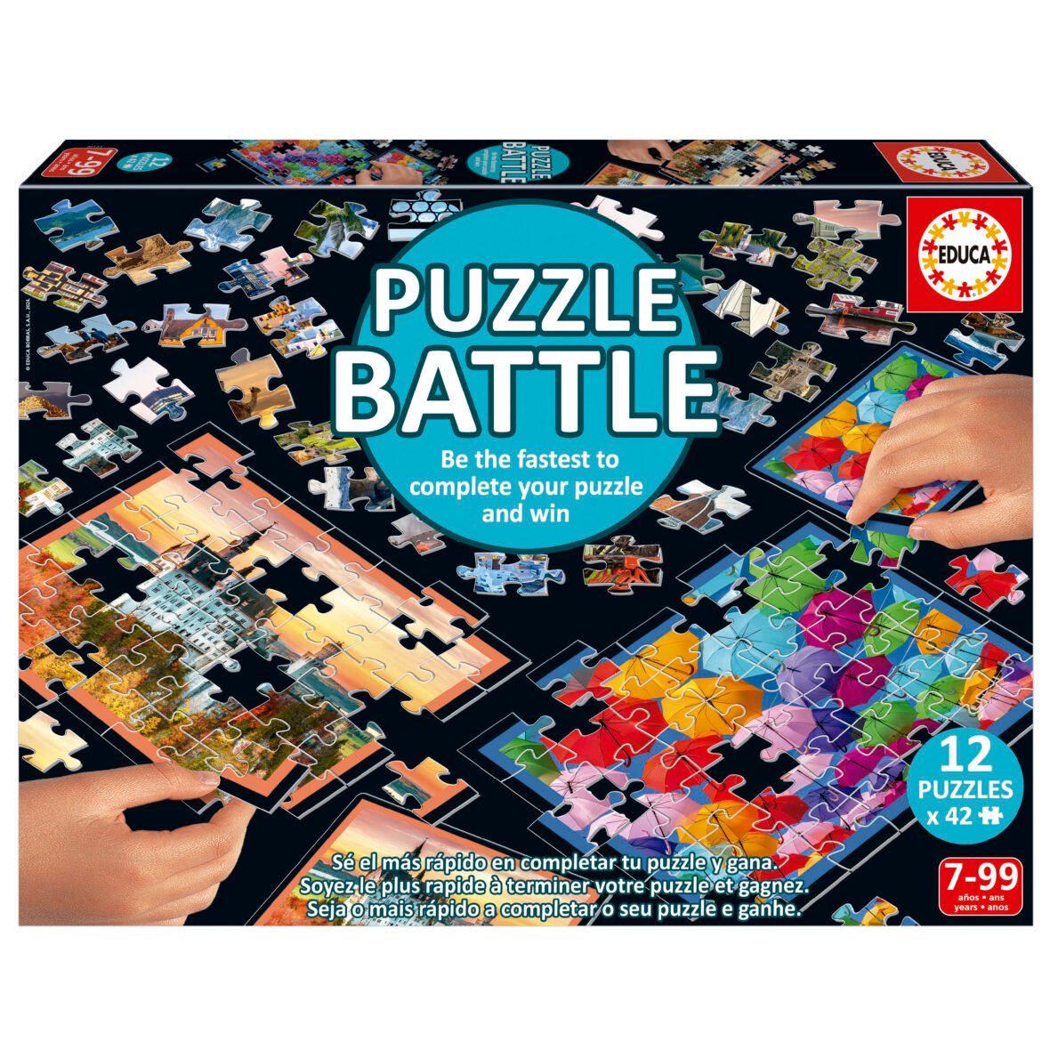 Puzzle Battle paysages- Educa