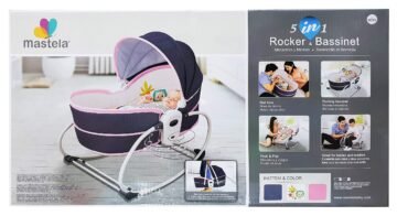 Berceau à bascule 5 en 1 pour bébé - Mastela