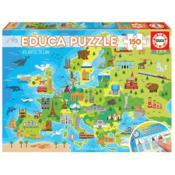 PUZZLE 150 PIECES CARTE D'EUROPE