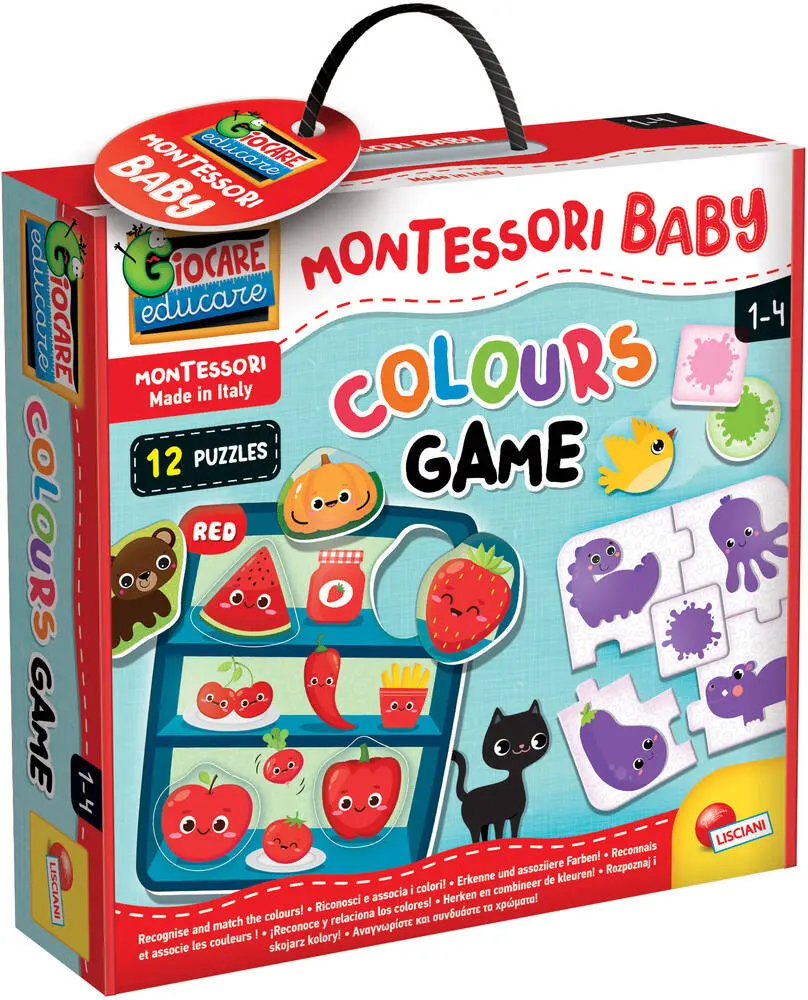 Jeu de couleurs montessori pour bébé – Lisciani